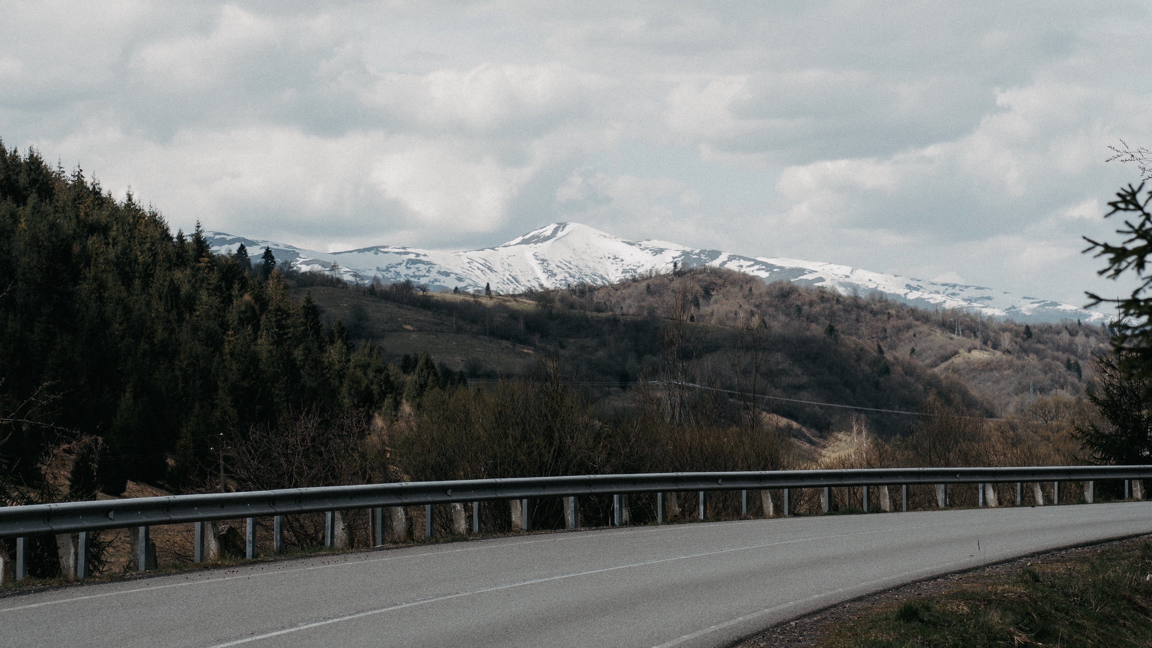 Mountain landscape road