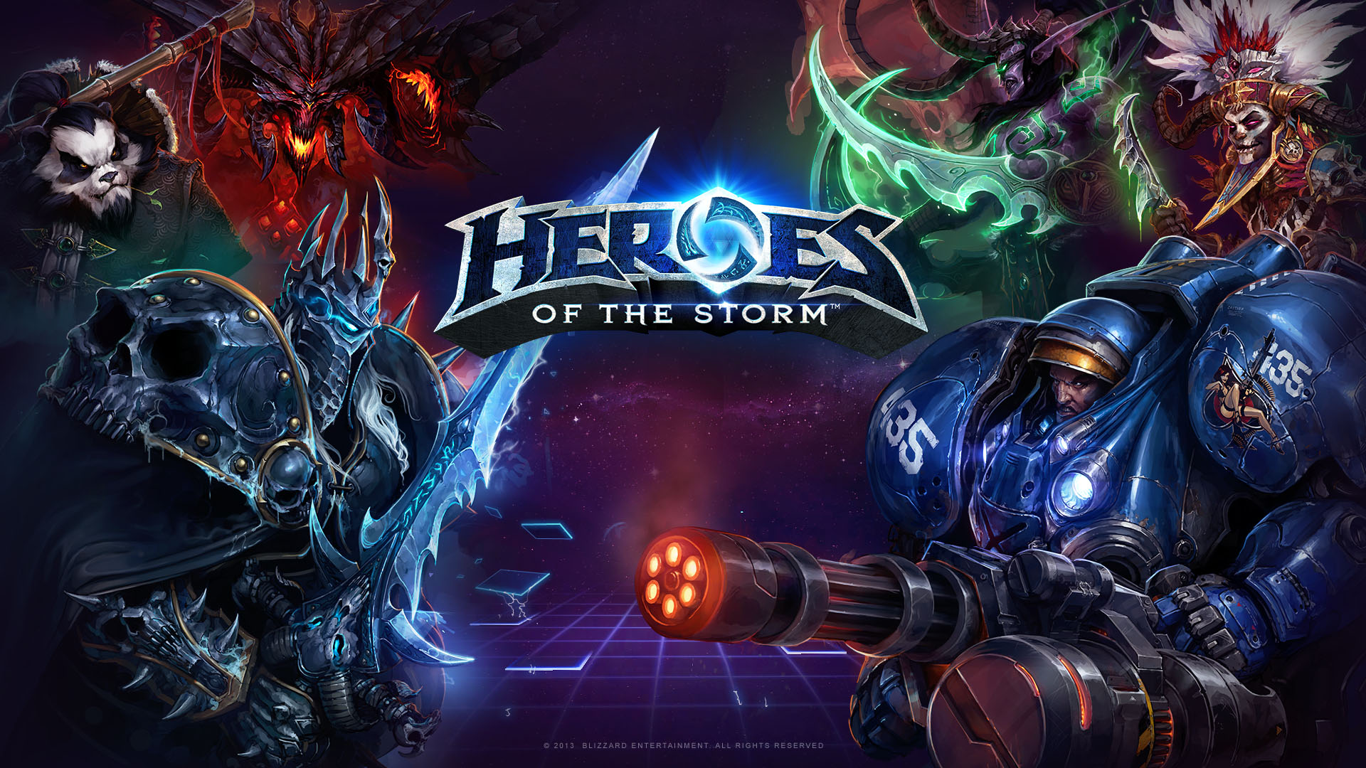 Heroes of the Storm game cover